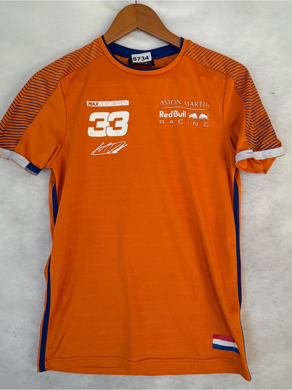 ASTON MARTIN Red Bull Racing Formula F1 Team Max Verstappen Shirt SIZE XS 8734